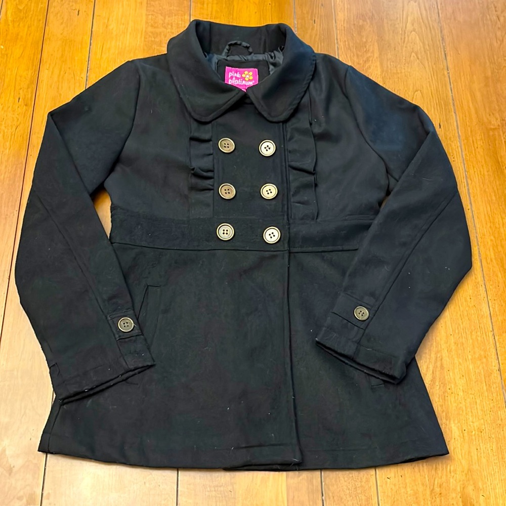 Pink Platinum Pea Coat